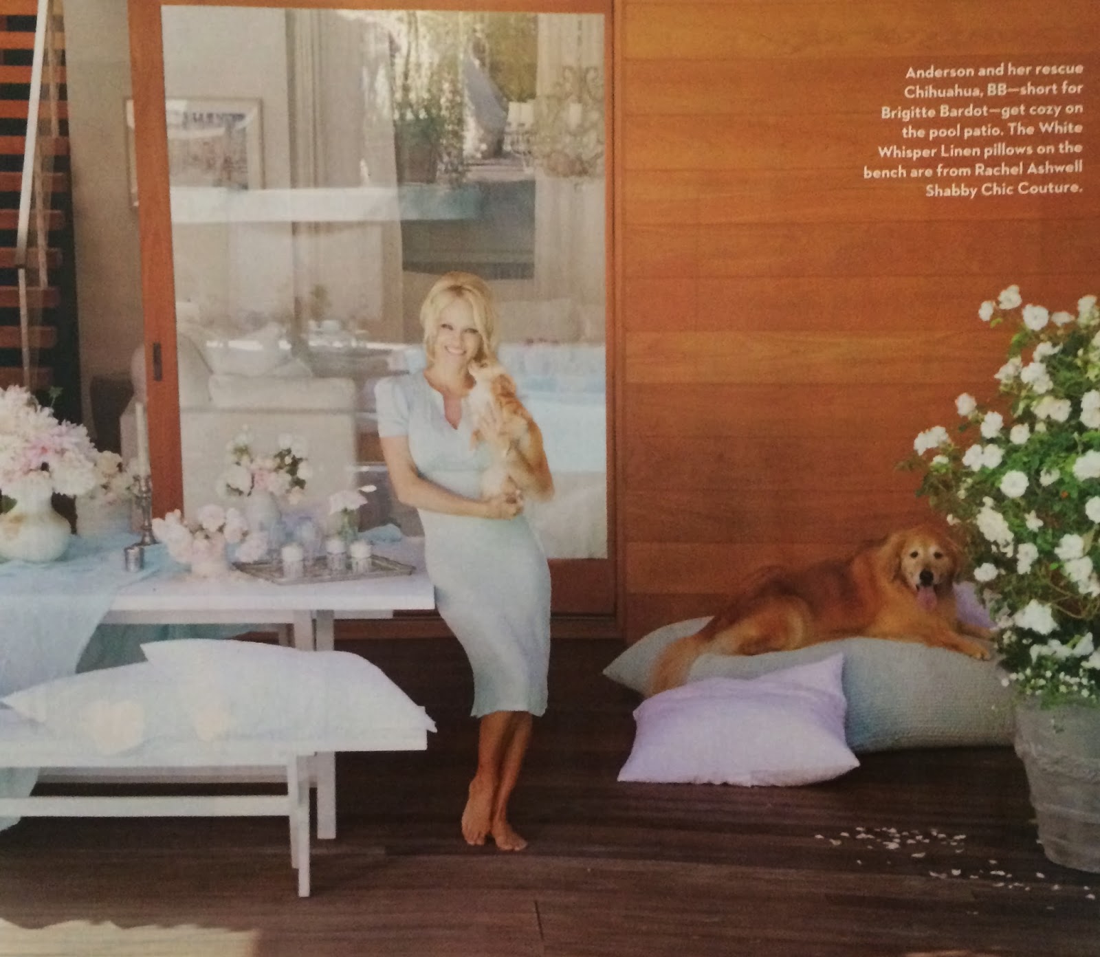 Pamela Anderson's Malibu Beach House Furnishing Interior Design