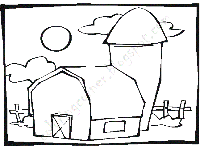 Barn Coloring Pages