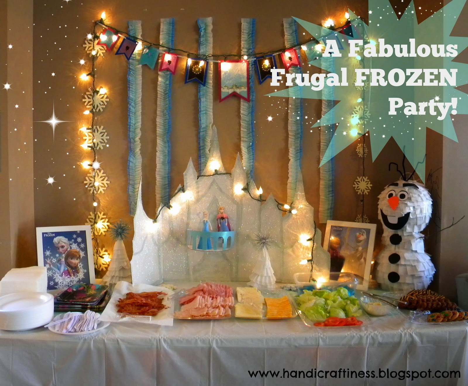 Frozen party printables Elsa's Ice Castle Collection – Wants and Wishes