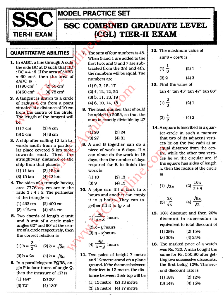 books for ssc tier 2 exam