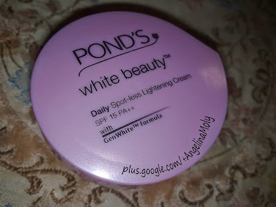 keep away from white beauty cream by ponds