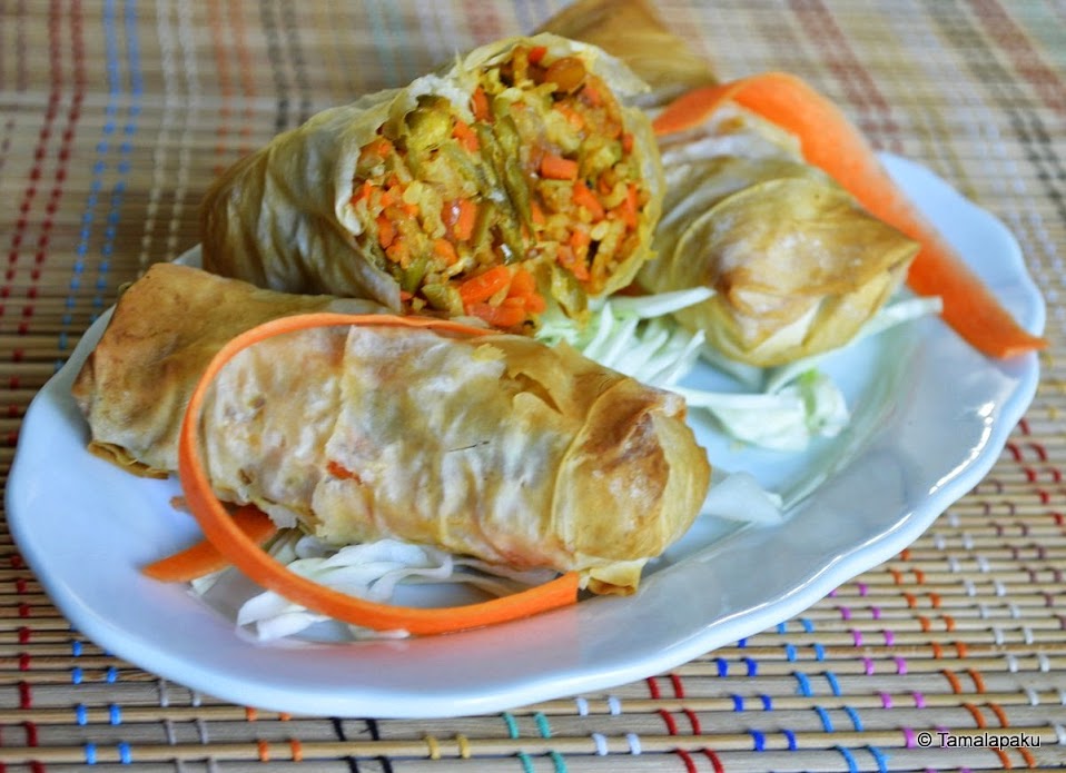 Maggie NoodlesVegetable Spring Rolls Tamalapaku
