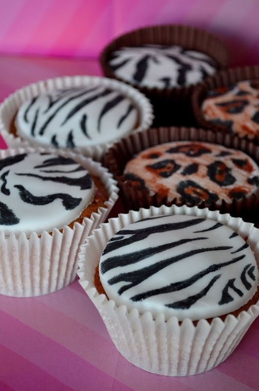 Cupcakes animal print Imagui