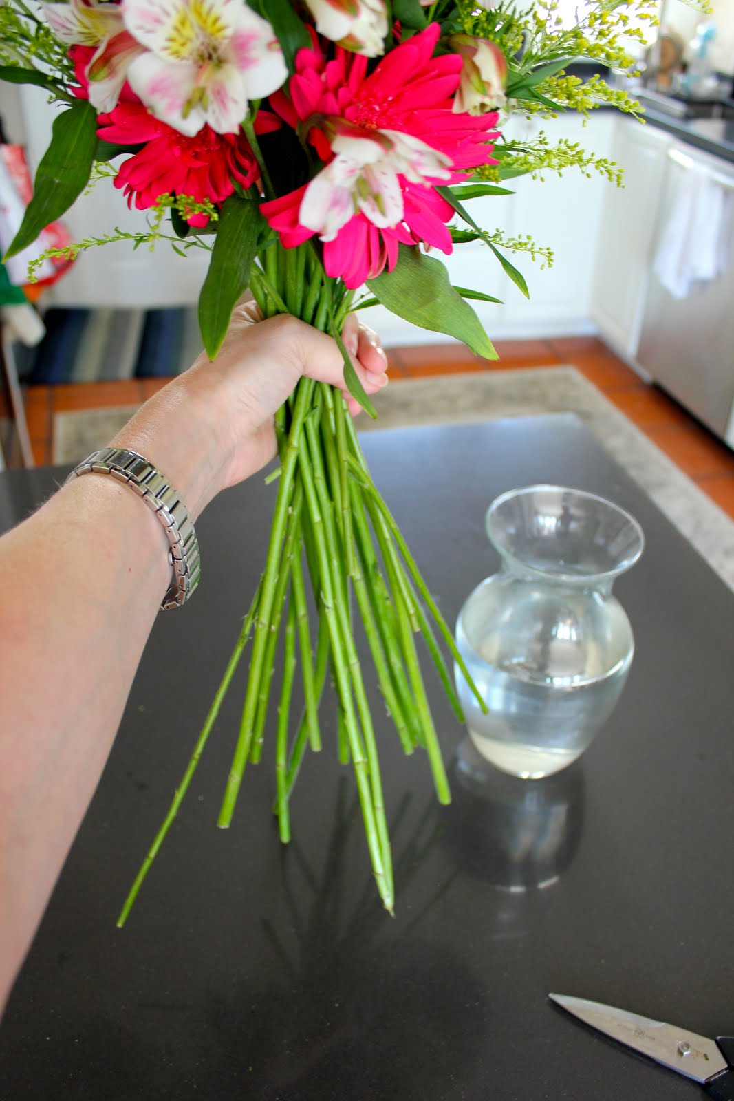 How to make 12 in Trader Joe's flowers look like a 50 arrangement Cheryl Shops