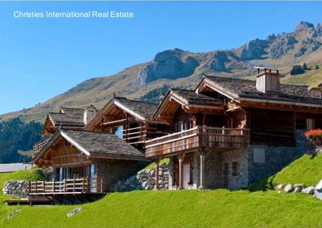 Construcción destinada a retiro de descanso - Fuente Christies International Real Estate Chalet suizo de piedra y madera con aspectos rústicos tradicionales