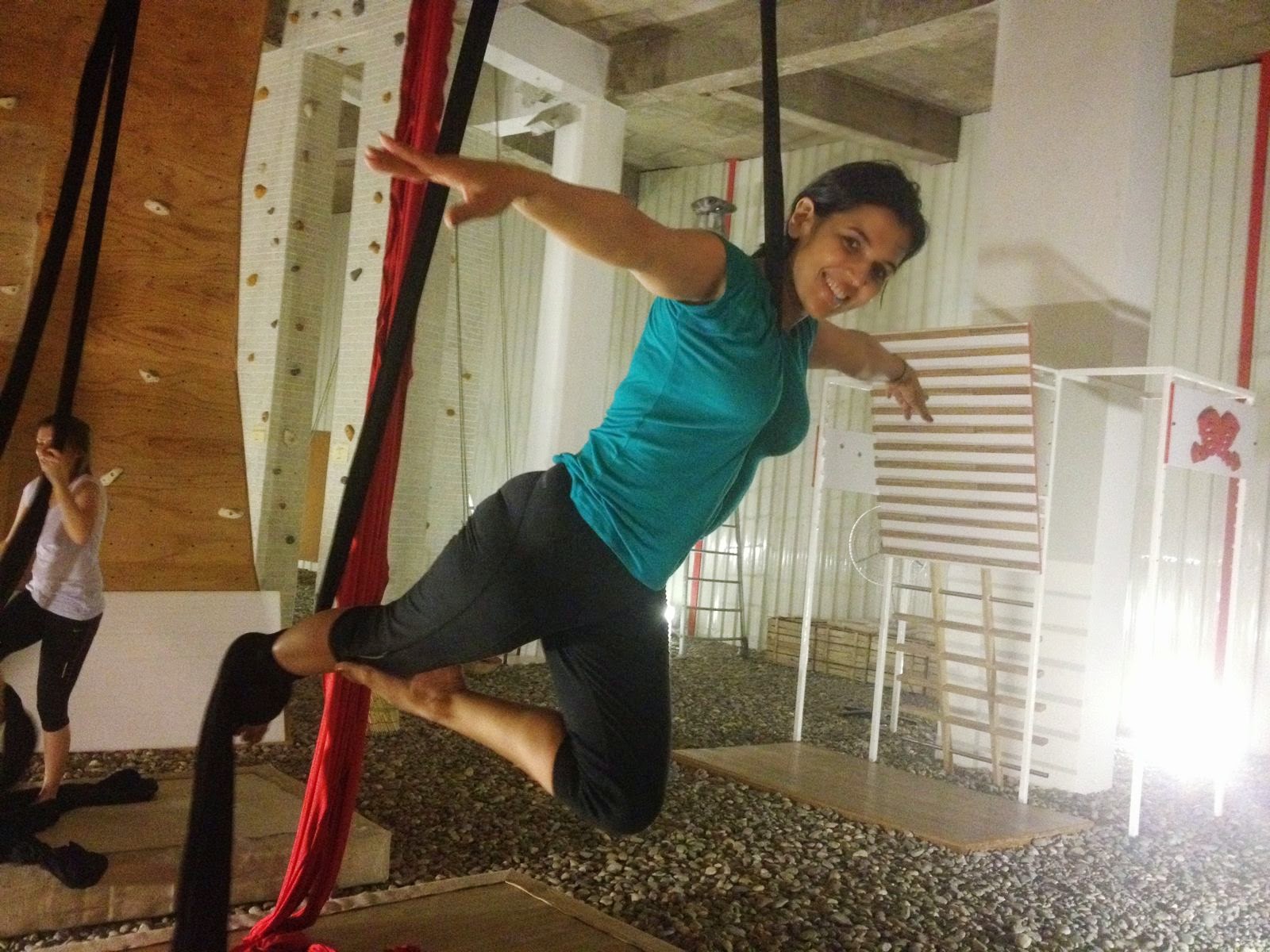 Top Indian fashion and lifestyle blog Aerial silk workout