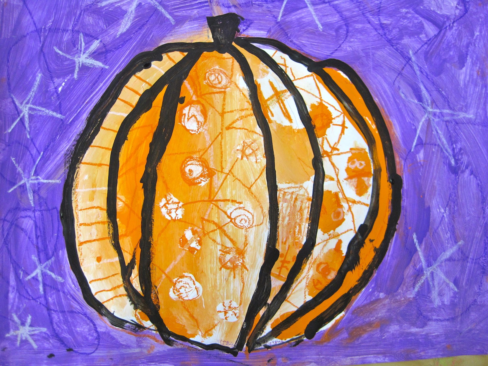 Princess Artypants Visual Arts in the PYP Funky Pumpkins