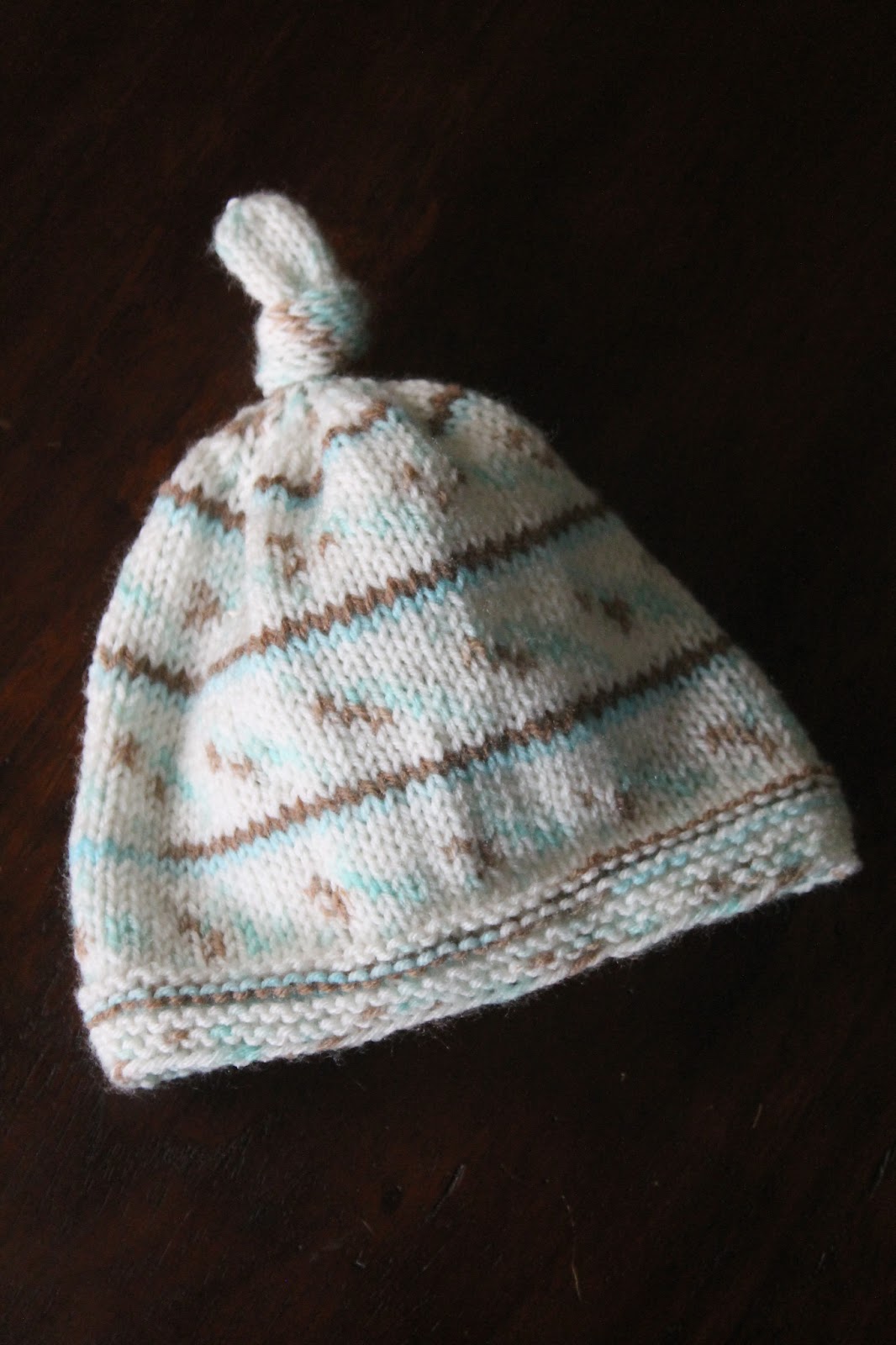 Cookin' & Craftin' Top Knot Baby Hat