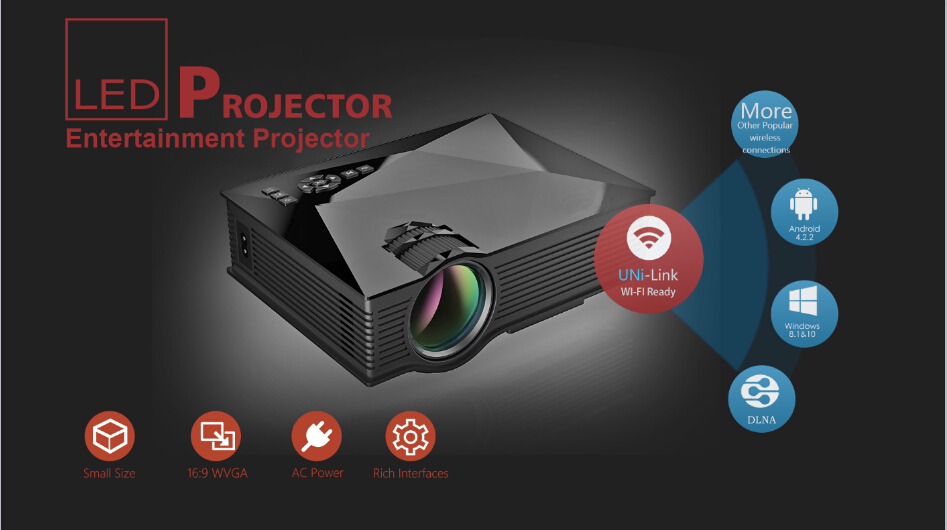 MINI PROJECTOR UC46 WIfi 2,990 B