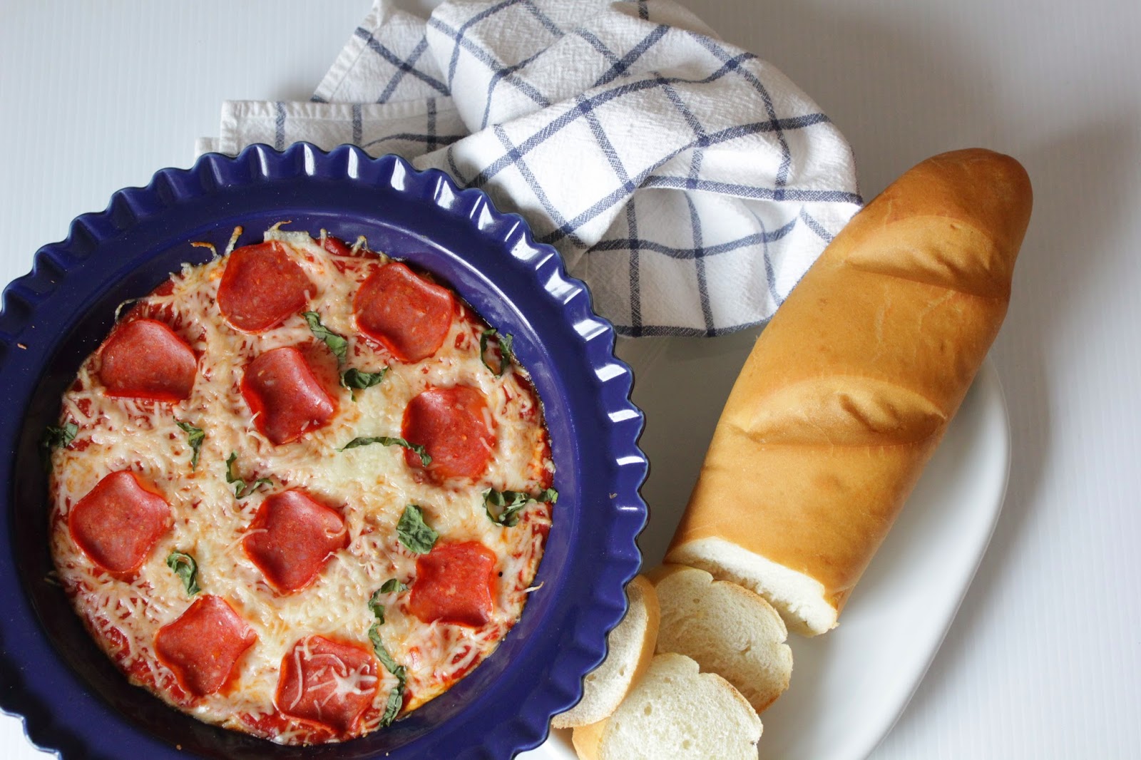 Four and Know More Pizza Dip