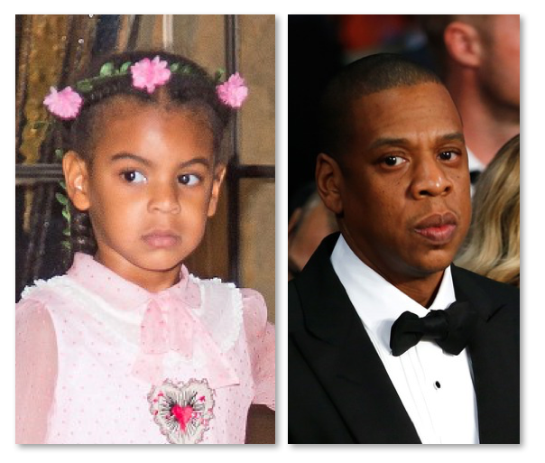 Blue Ivy Looks Like JayZ
