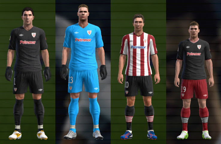 PES 2012 Athletic 12 13 Kit Set by mario88 PES 2012 Athletic 12 13 Kit Set by mario88