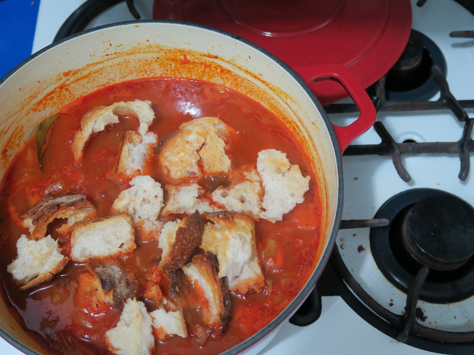 salt sugar & i Chickpea, tomato and bread soup from Plenty by Yotam