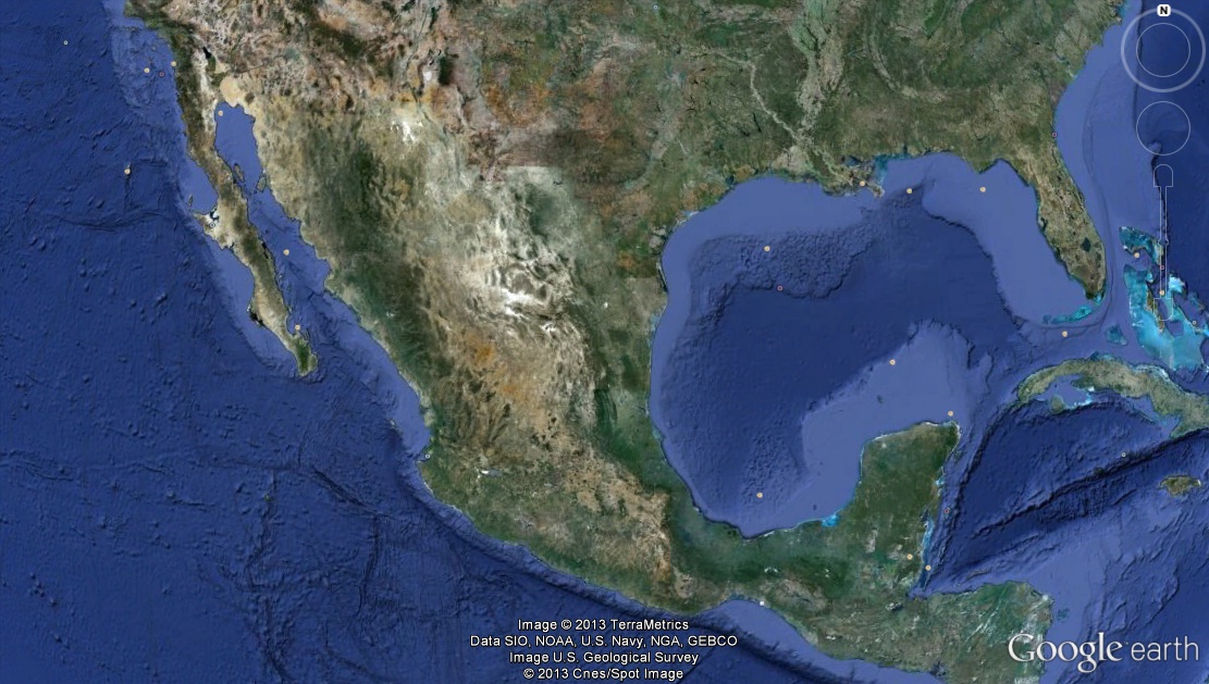 México Mapa De Satélite