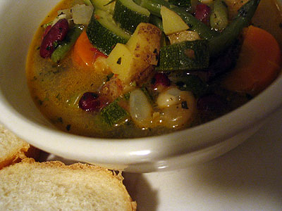 Provençal Bean too Vegetable Soupe au Pistou