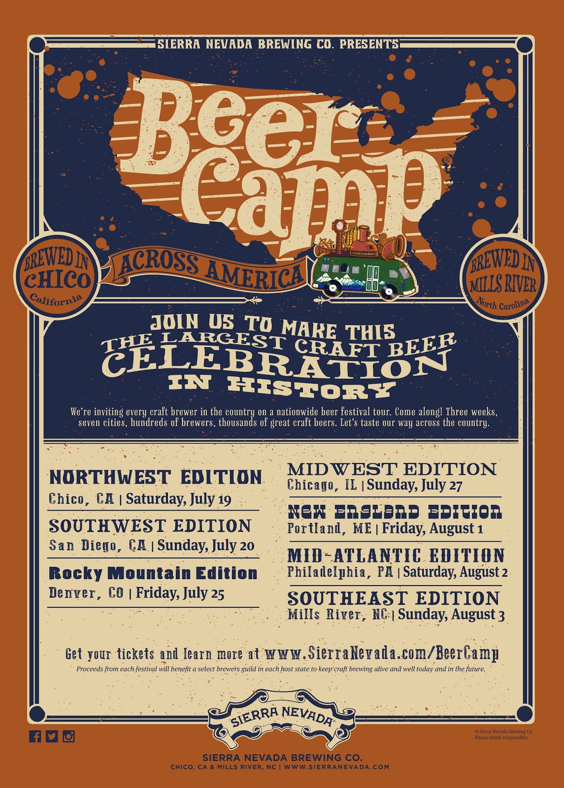 Sierra Nevada Beer Camp Coming to Town