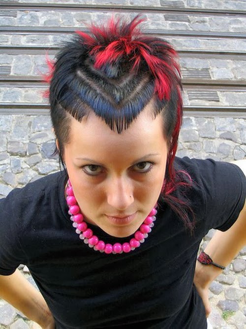 short punk hairstyles are types of hairstyles that are very popular ...