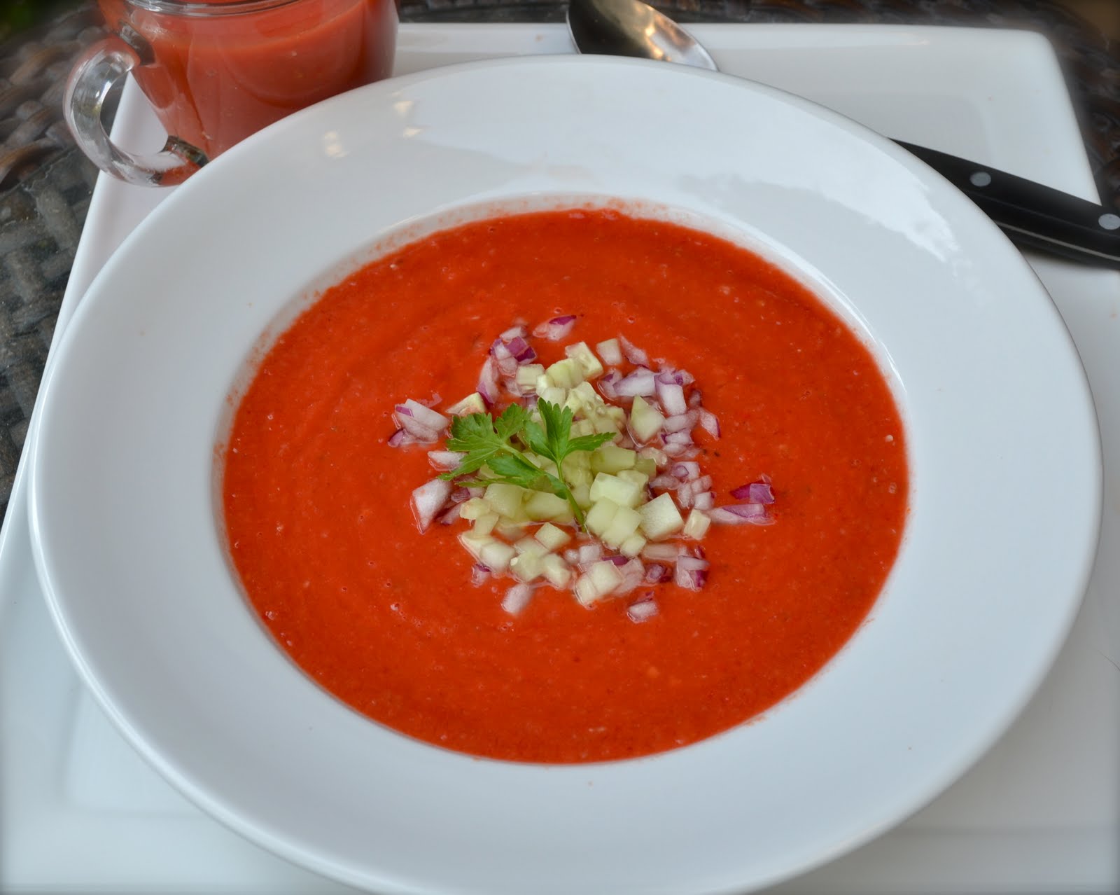 Getting Raw Classic Andalusian Gazpacho