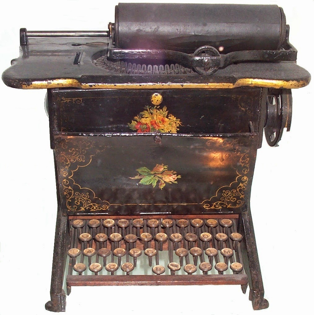 oz.Typewriter Close Encounter with a 1875 Sholes & Glidden (No 831)