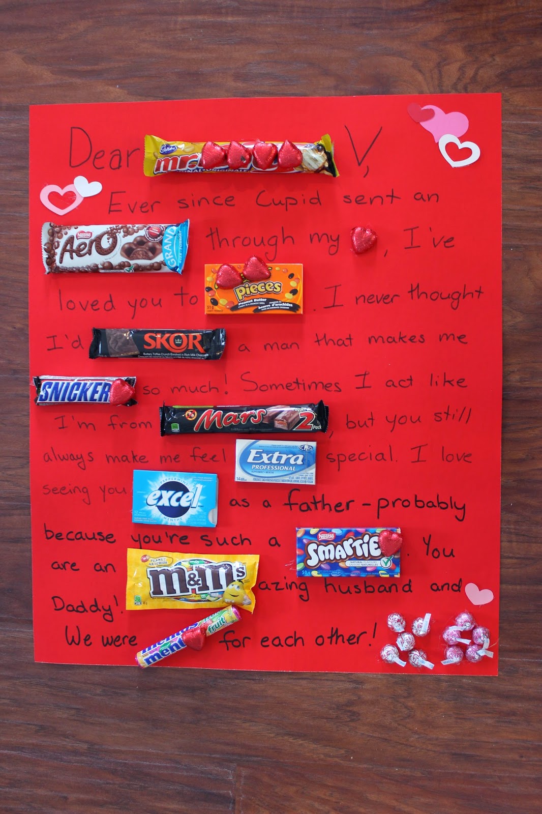 Chocolate Bar Love Letter - Love Create Celebrate
