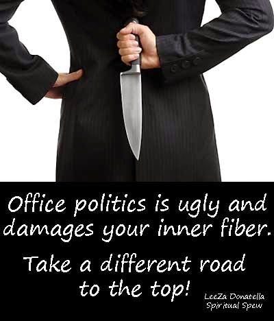how to deal with office politics