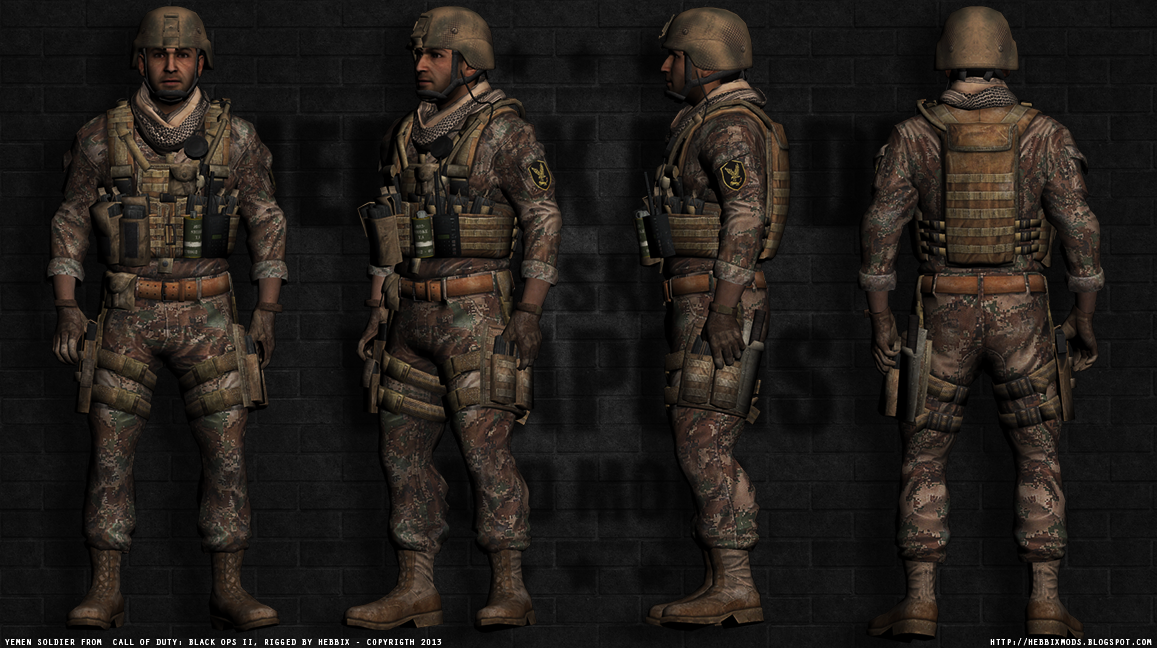 Hebbix Mods [REL] Yemen soldier from BO2