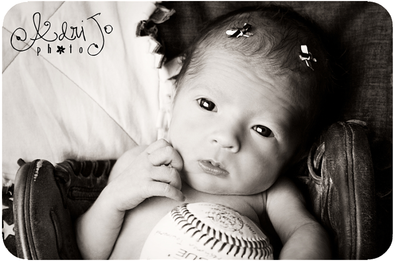 Adri Jo Photo Happy July {Baby in a Baseball Glove} Boise Idaho