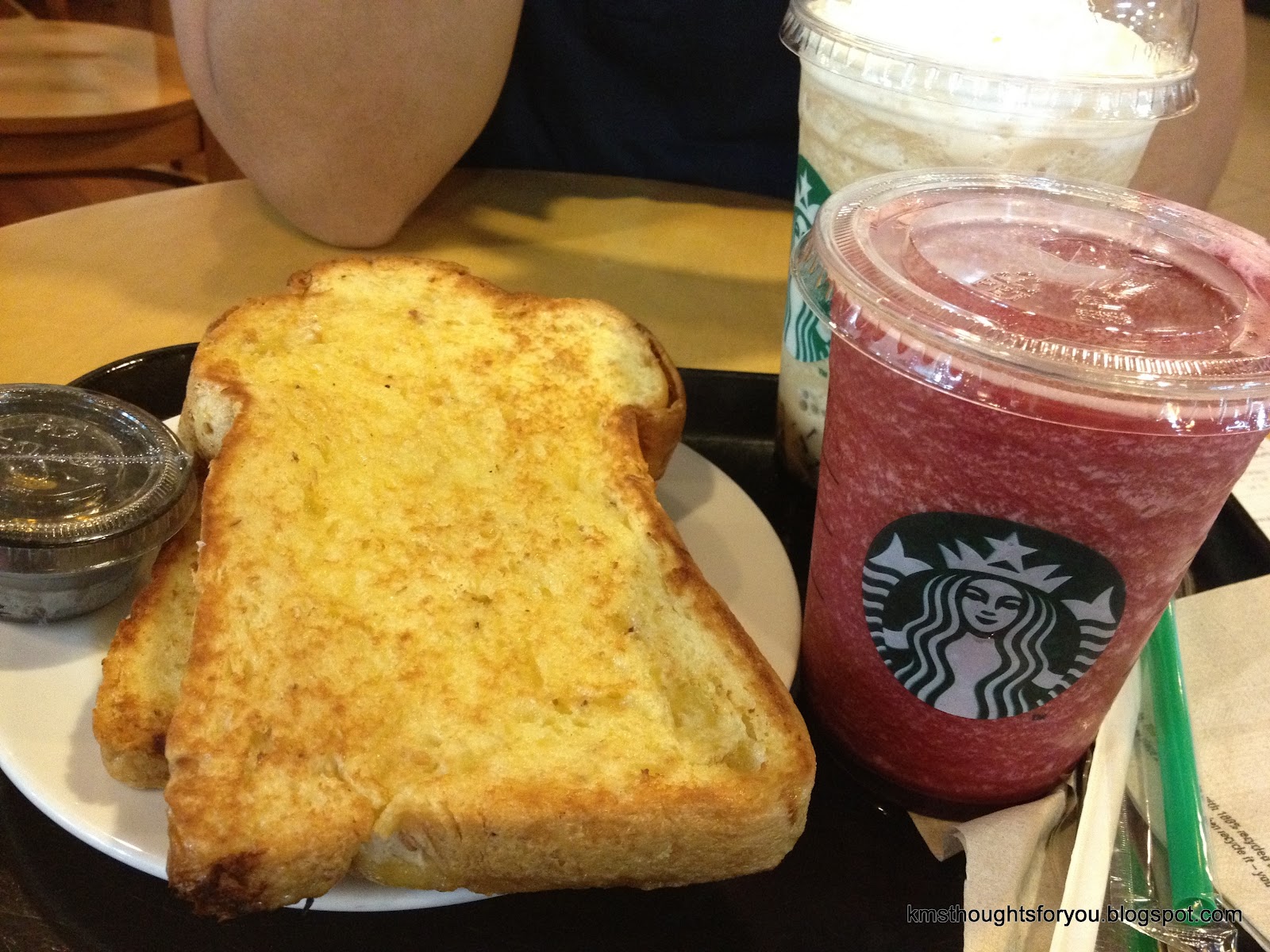 km's thoughts for you Yummy for the Tummy Starbucks Coffee's French Toast