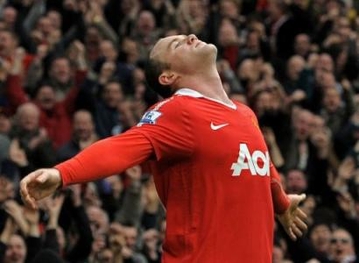 Rooney Overhead Celebration