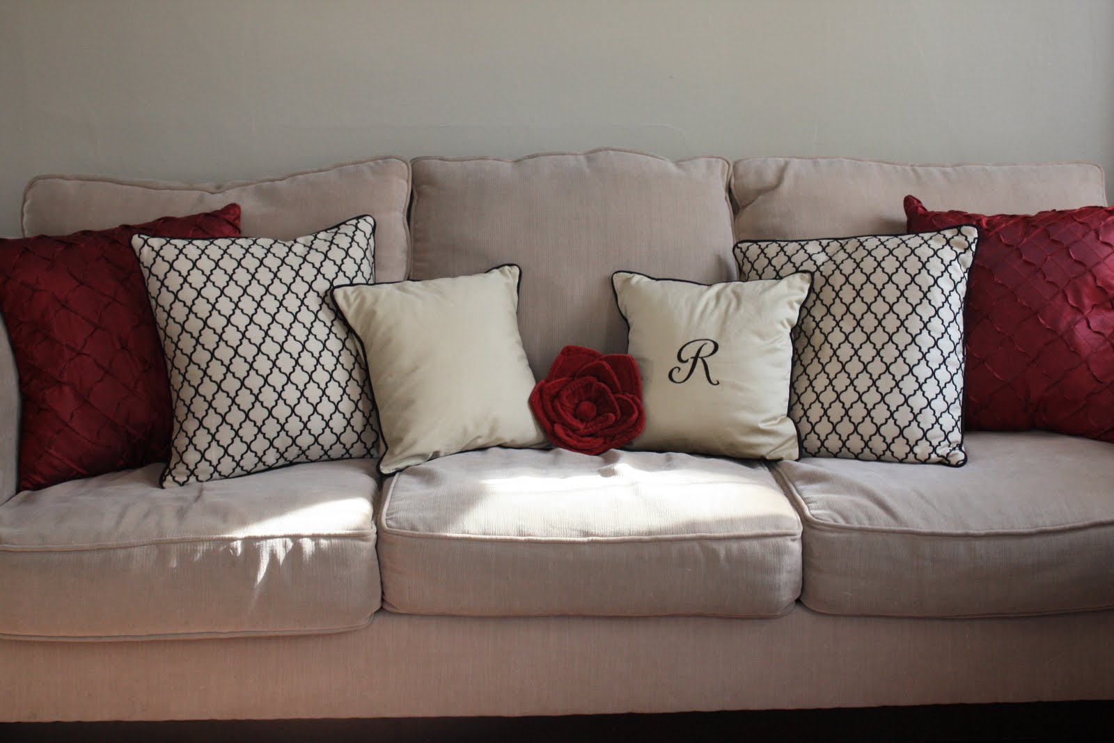 While Wearing Heels Pillows and Piping Tutorial