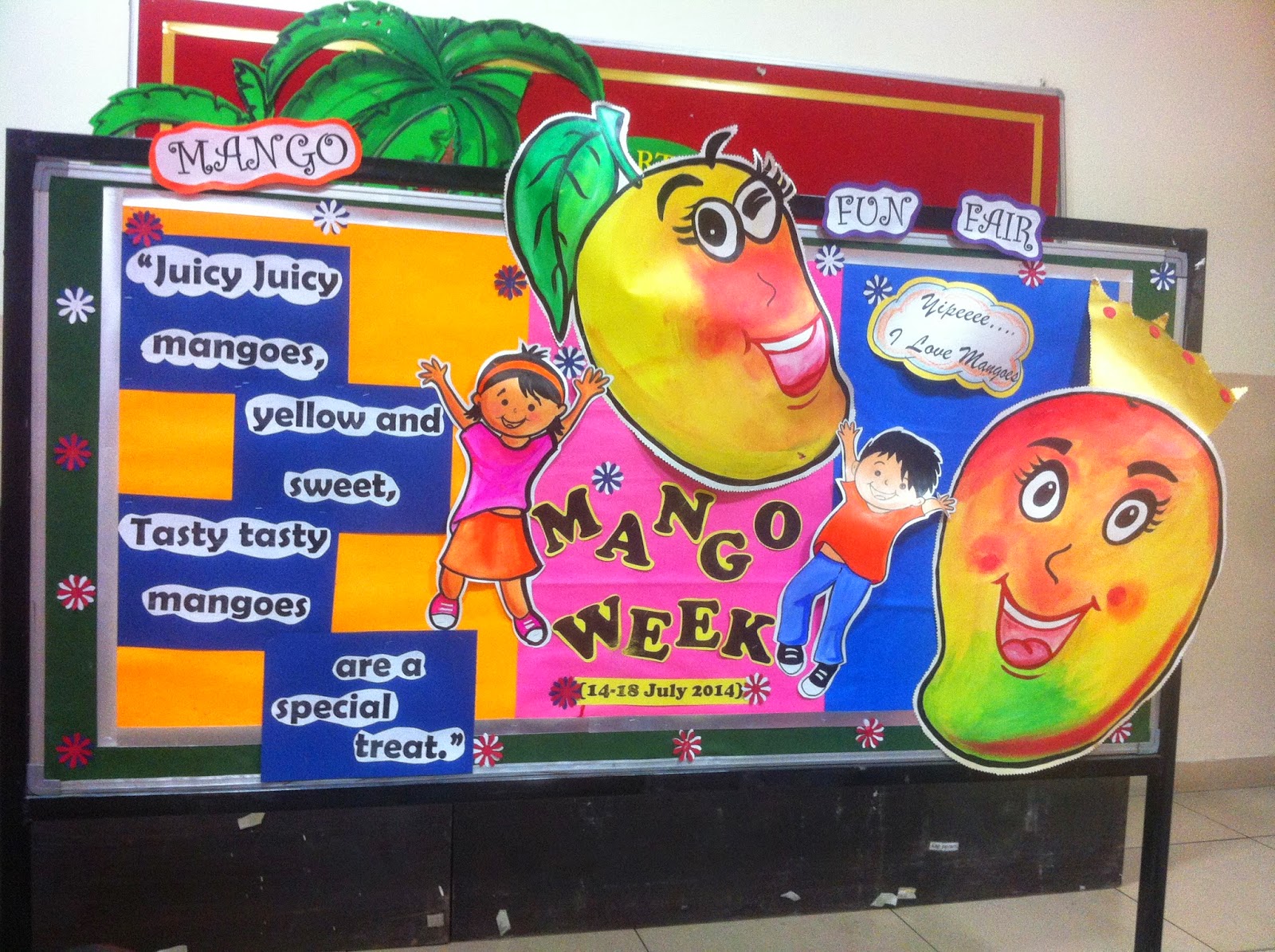 Art ,Craft ideas and bulletin boards for elementary schools Mango week