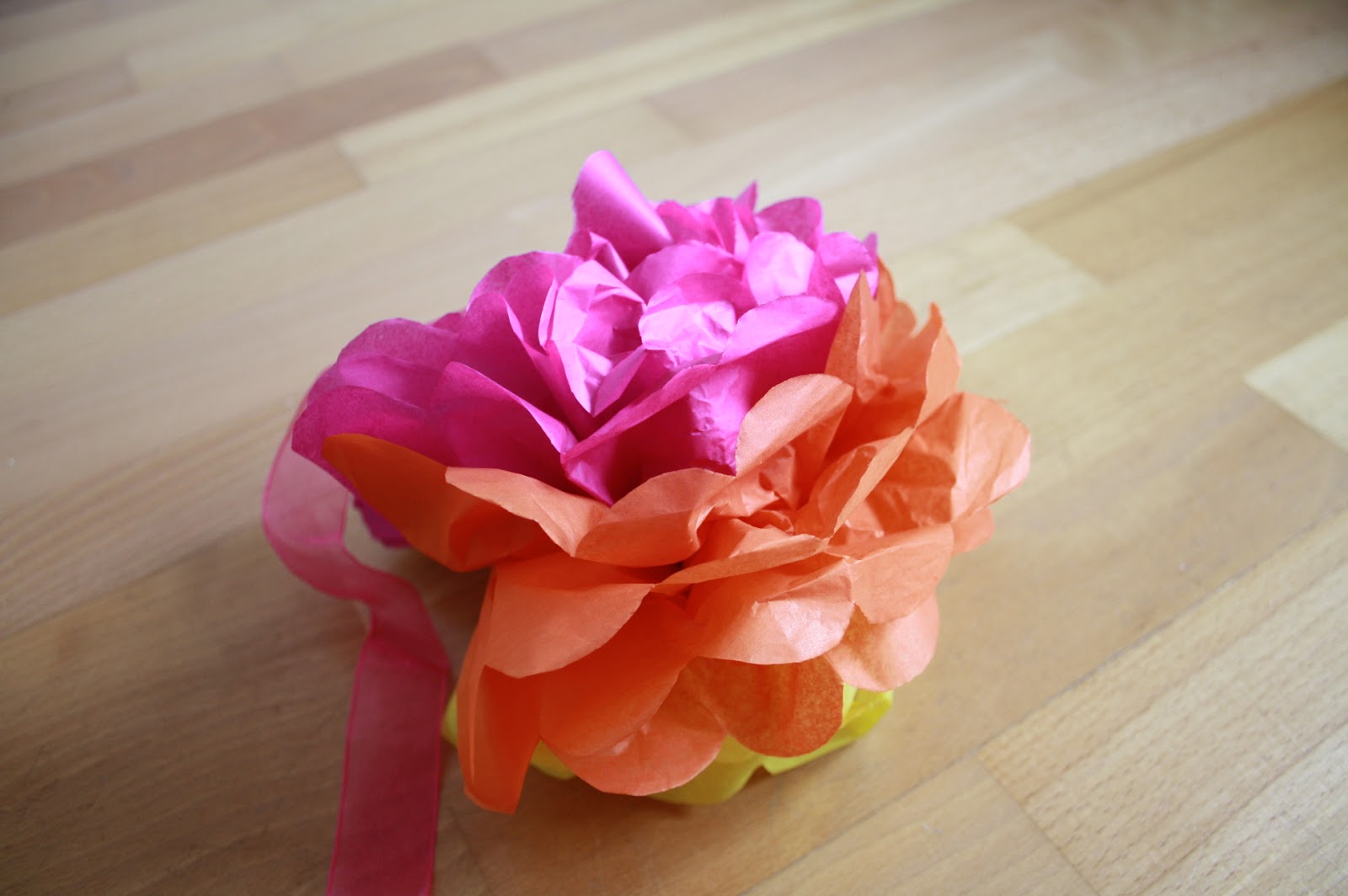 Tissue Paper Pom Poms