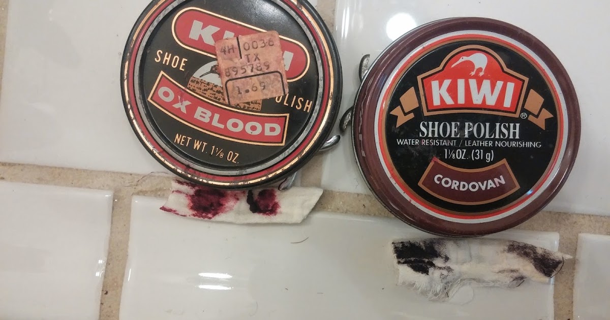 oxblood red shoe polish