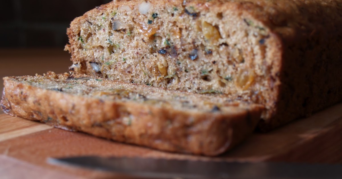 Persimmon and Peach Zucchini Bread