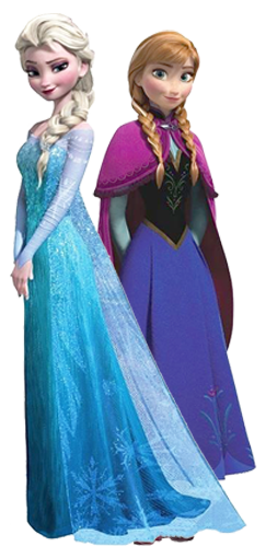 Frozen: Ana and Elsa Clip Art. | Oh My Fiesta! in english