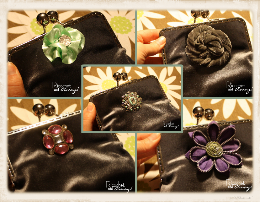 Ricochet and Away! DIY purse with a frame....