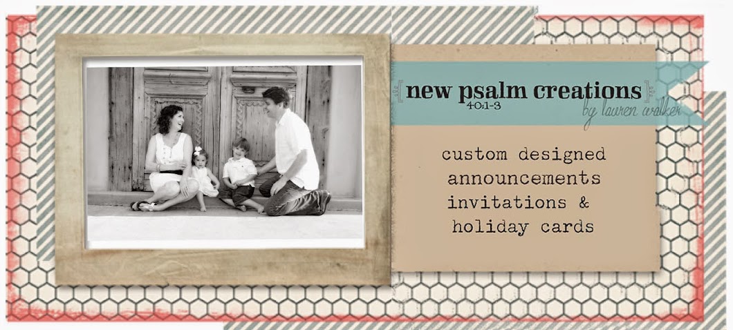 New Psalm Creations