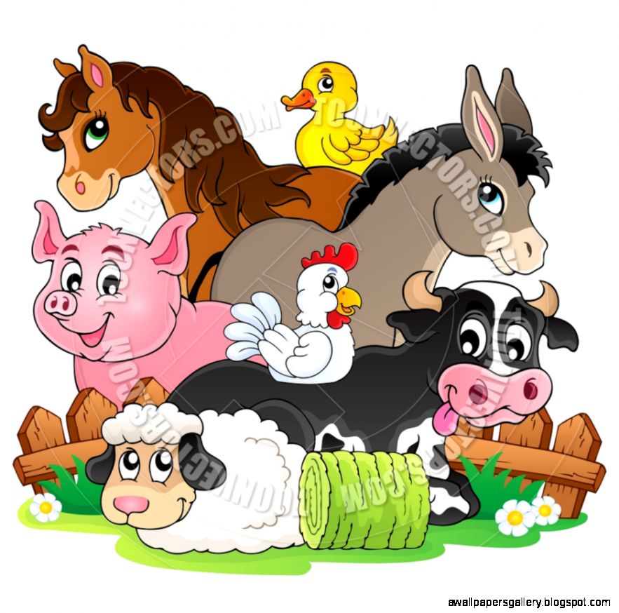 Farm Animals Cartoon Wallpapers Gallery