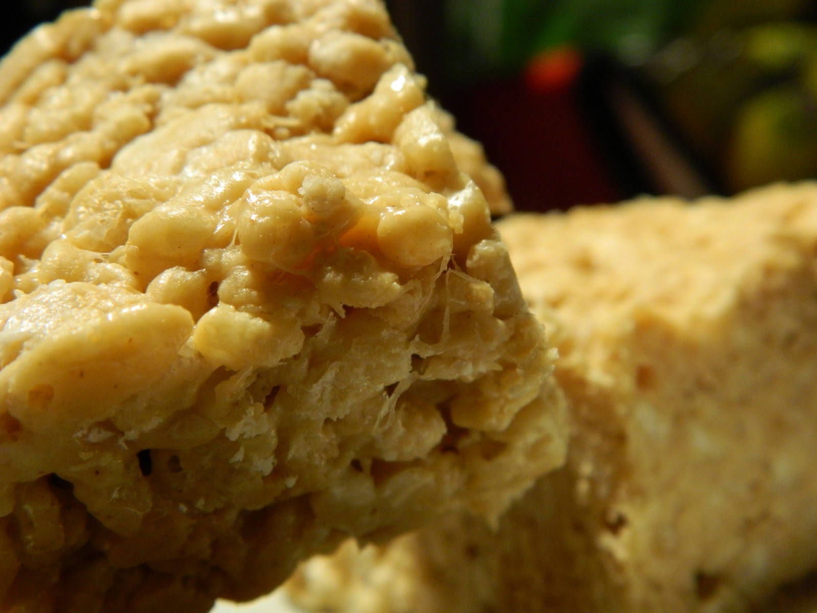 Runner Foodie Peanut Butter and White Chocolate Rice Krispies Treats