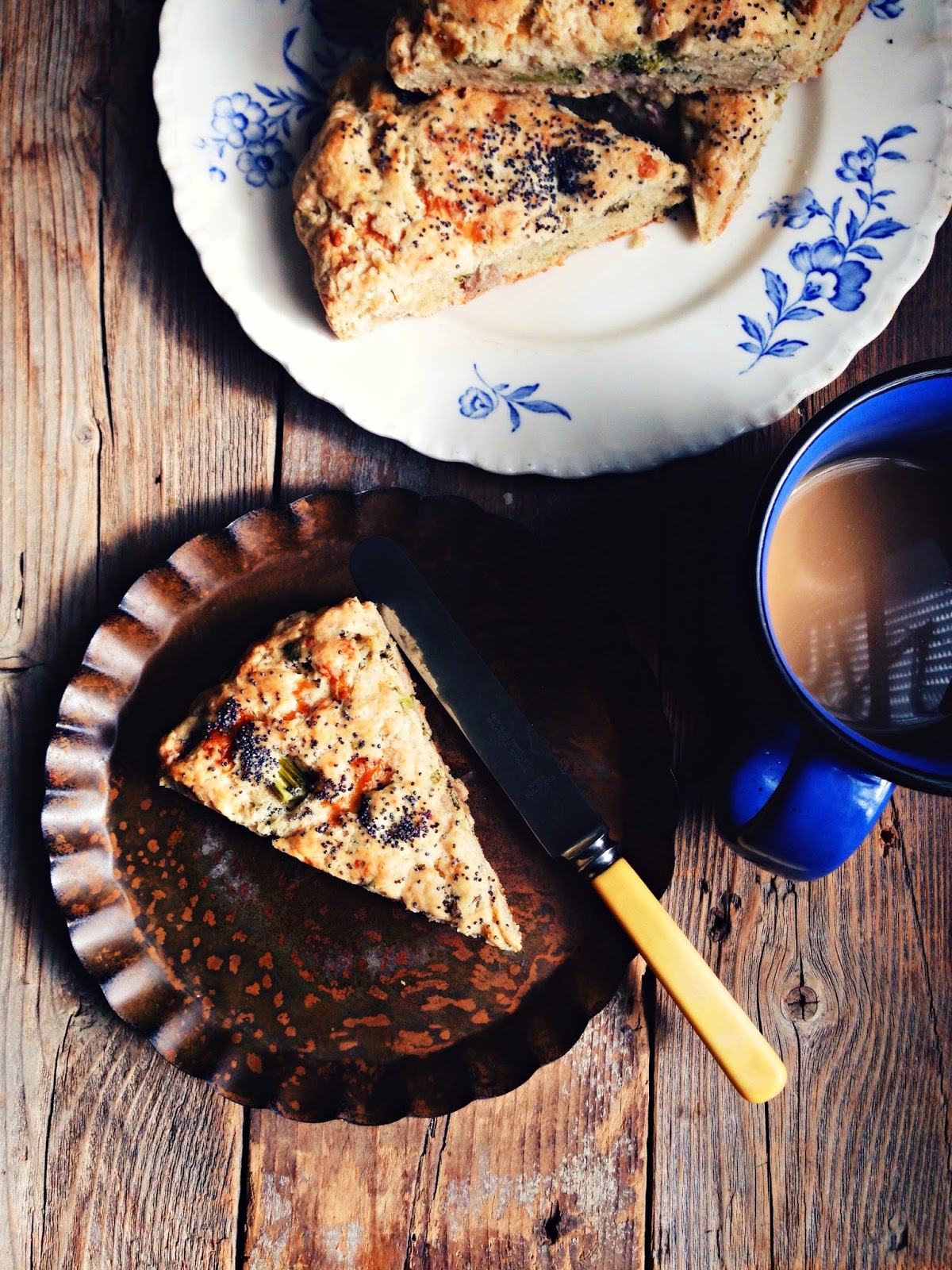 sweetsugarbean Savory Broccoli, Cheddar & Sausage Scones