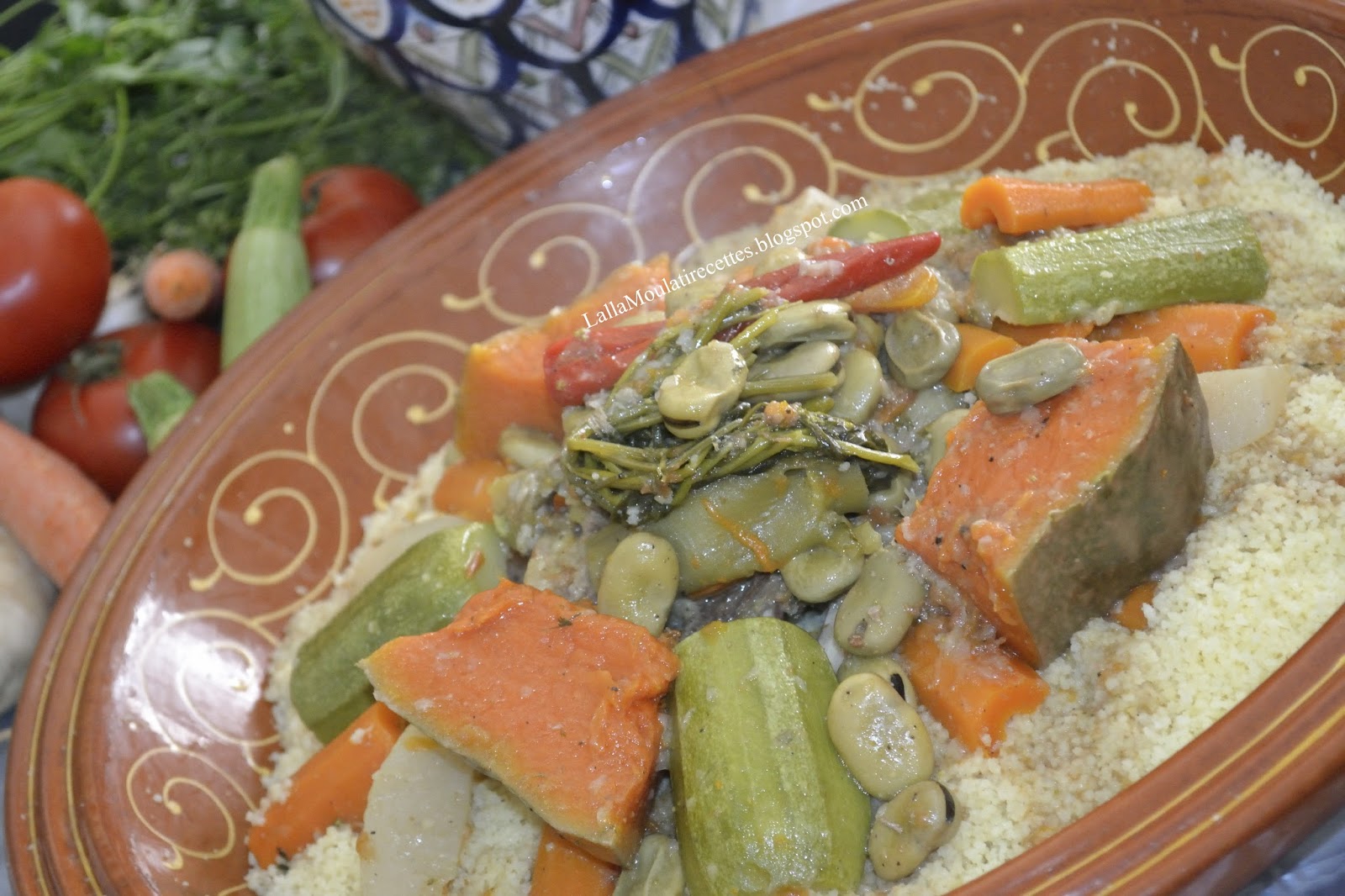 Couscous marocain aux légumes