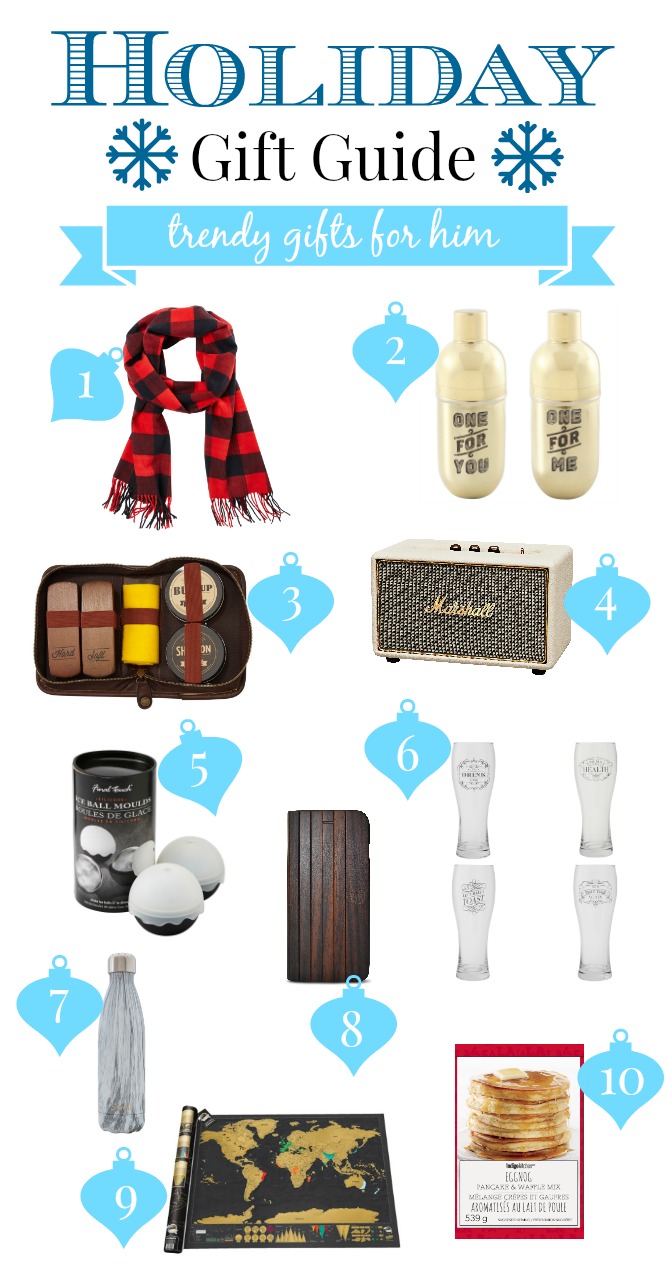 Vancouver Vogue Holiday Gift Guide Trendy Gifts for Him