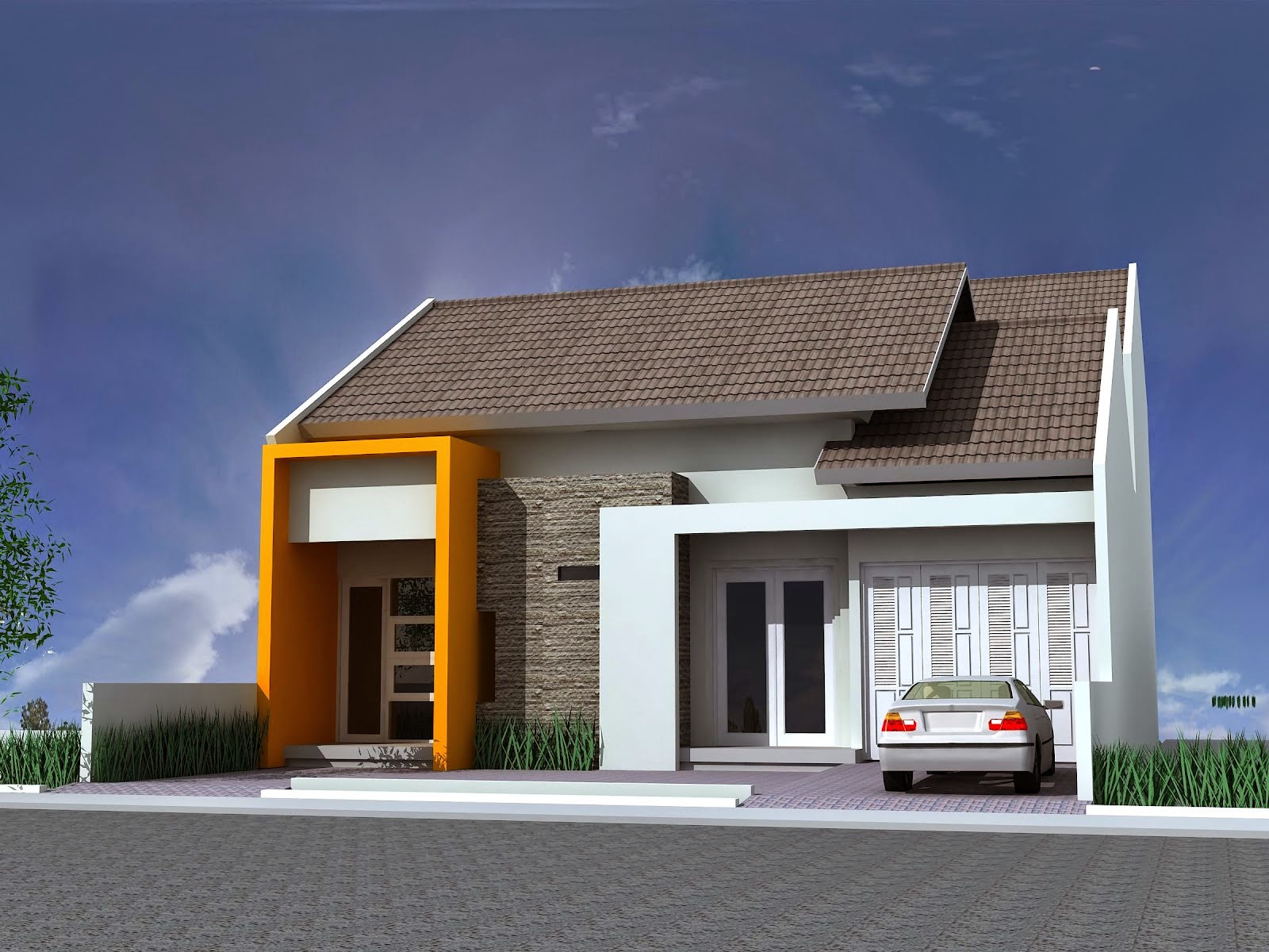 Gambar Rumah Minimalis Satu Lantai Terbaru 2015 | Desain Rumah Idaman
