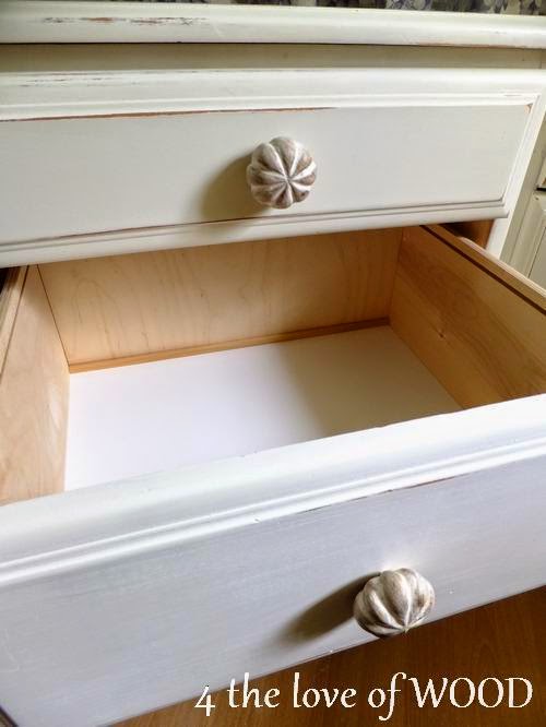 4 the love of wood SHABBY CHIC NIGHTSTANDS bedside tables with