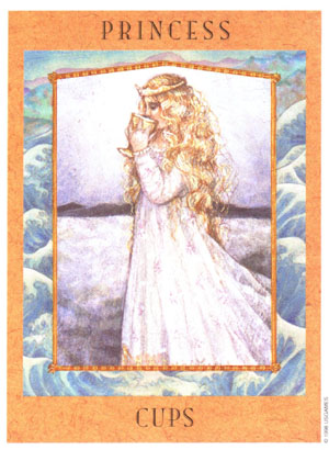 Tarot de las Diosas: Princesa de Copas