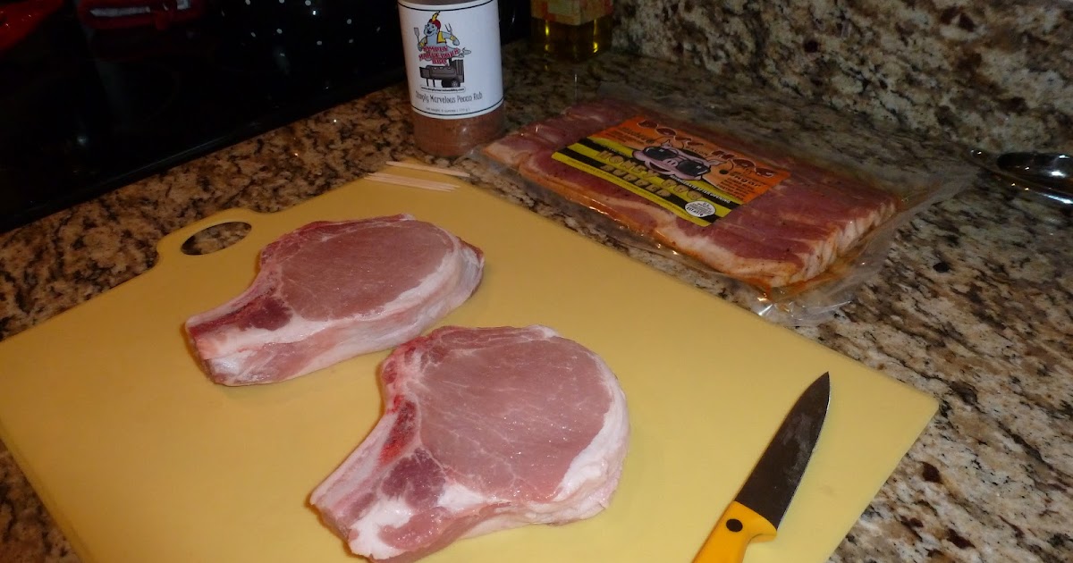 One Nine 3 BBQ Pregnant Pork Chops With Bacon And Apple Babies