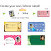 25 Personalized School Labels Rs. 50 @ Printland.in
