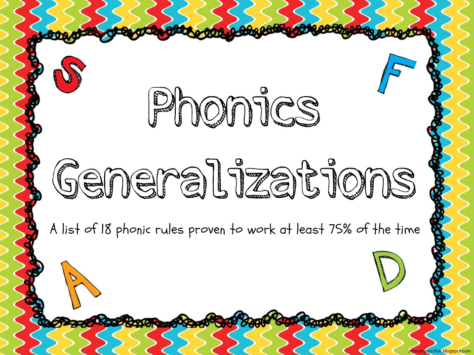 Phonics Generalizations Chart
