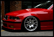 BMW E36 st suspension coil overs bmw red