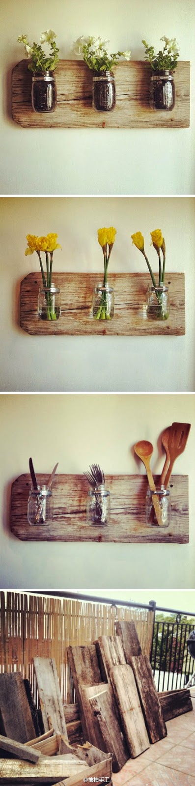 12 ideas bonitas de decoración con madera